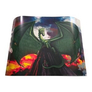 Vintage Scholastic Dragon poster Tangerine press Y2K Decor 18x24